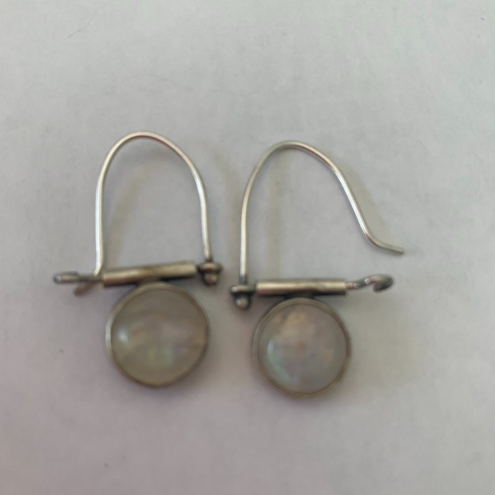 Moonstone earrings